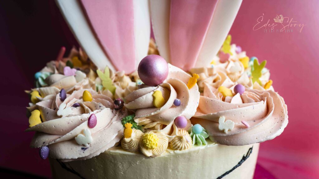 Nyuszi Torta - Citromos Piskóta és Habos Málna Ganache