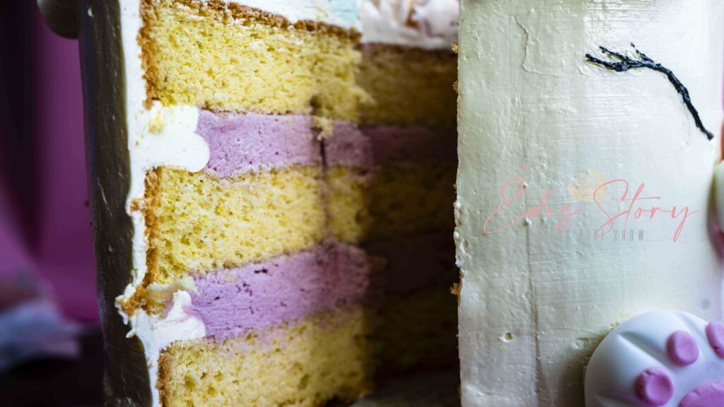 Nyuszi Torta - Citromos Piskóta és Habos Málna Ganache