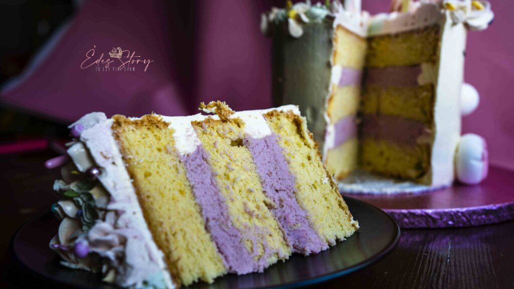 Nyuszi Torta - Citromos Piskóta és Habos Málna Ganache