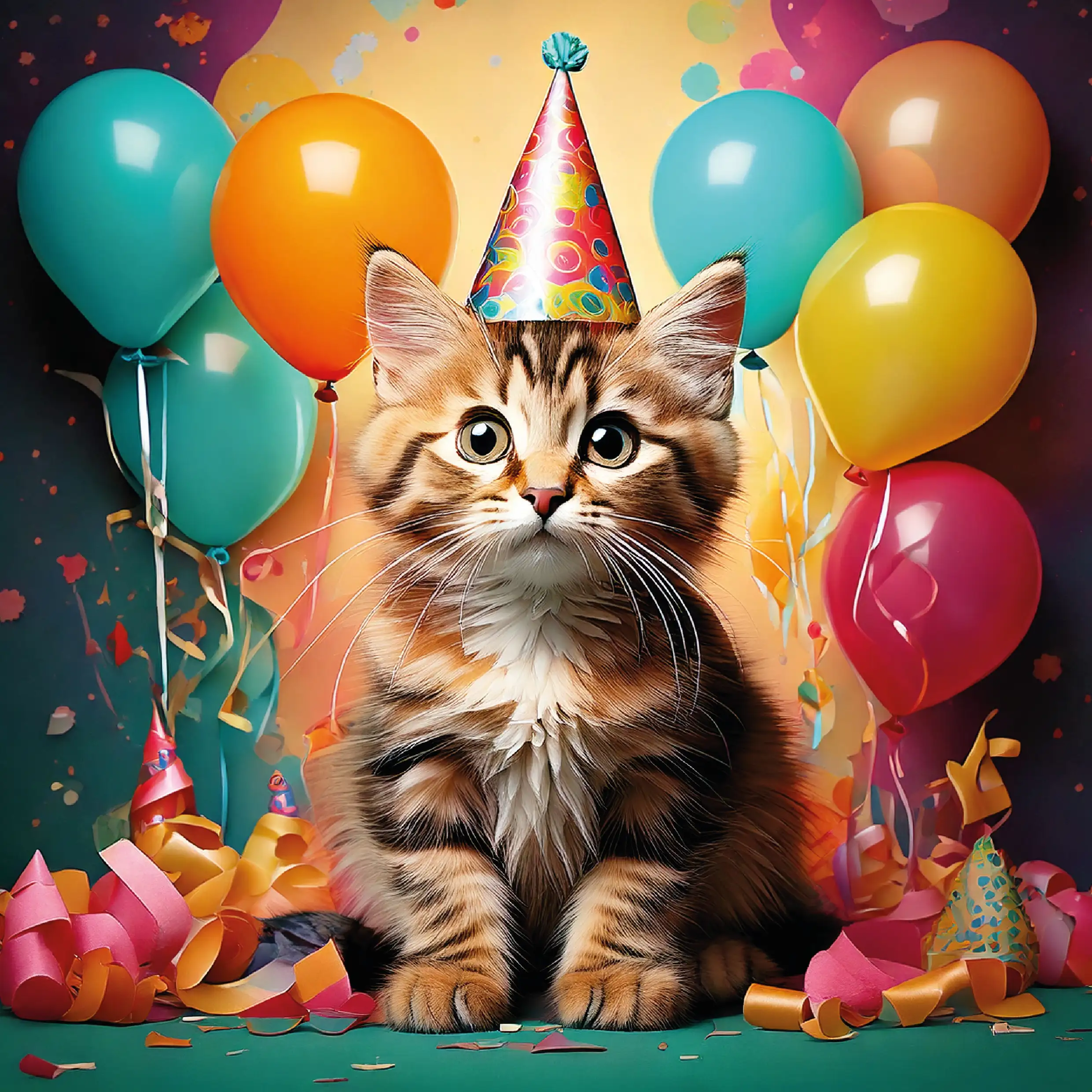 Cica szögletes 20x20cm - Image 2