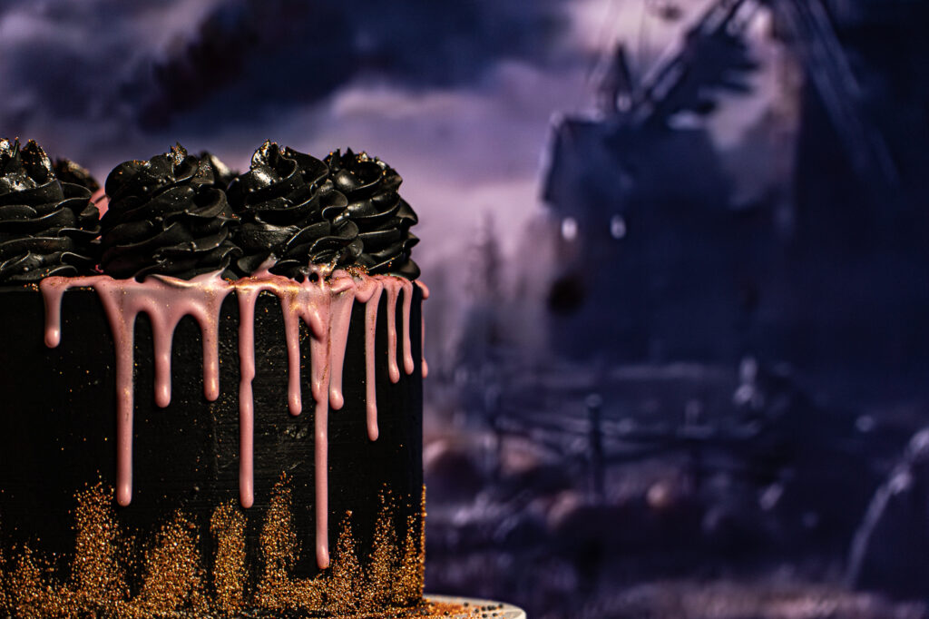 Extra Fekete Torta Halloweenra