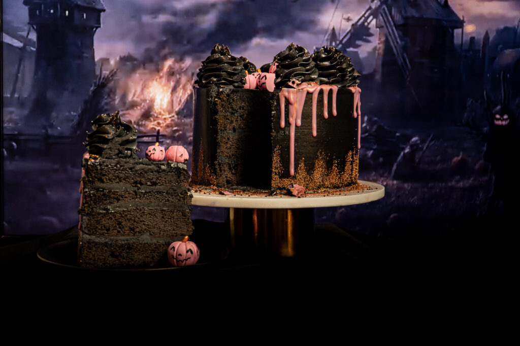 Extra Fekete Torta Halloweenra