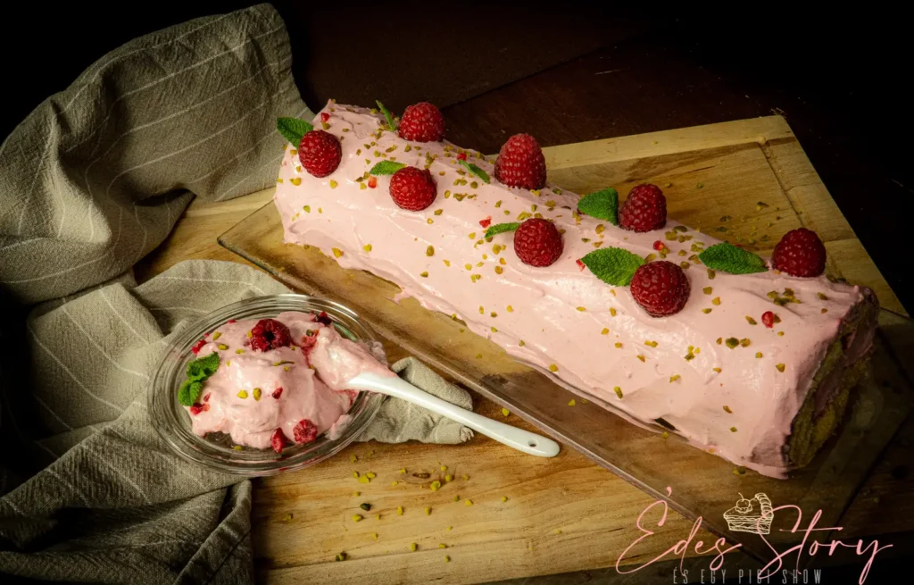 Málnás Piskótatekercs