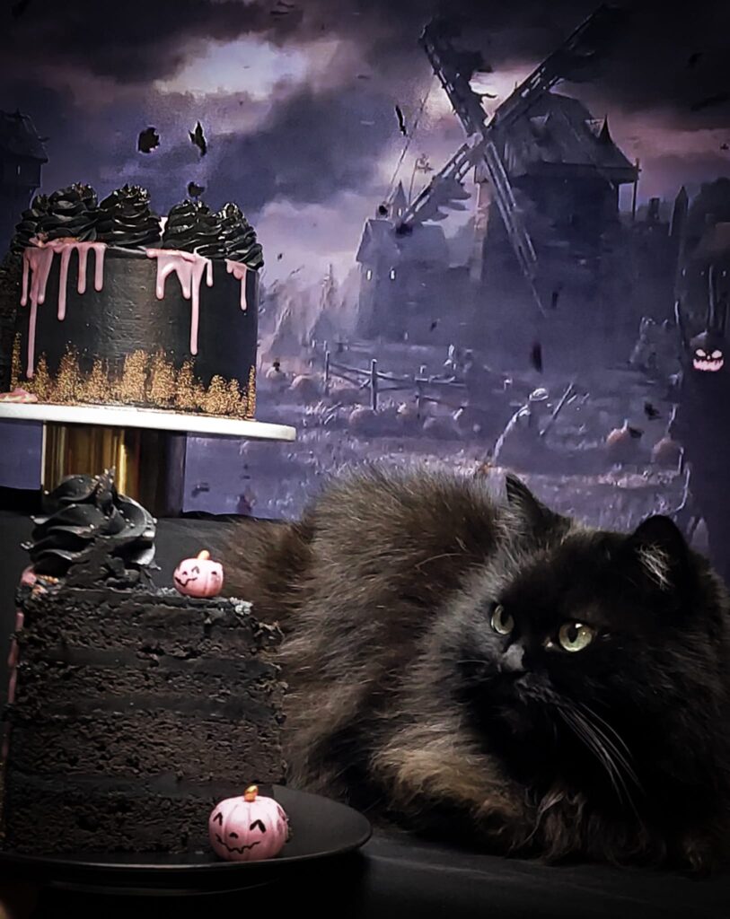 Extra Fekete Torta Halloweenra