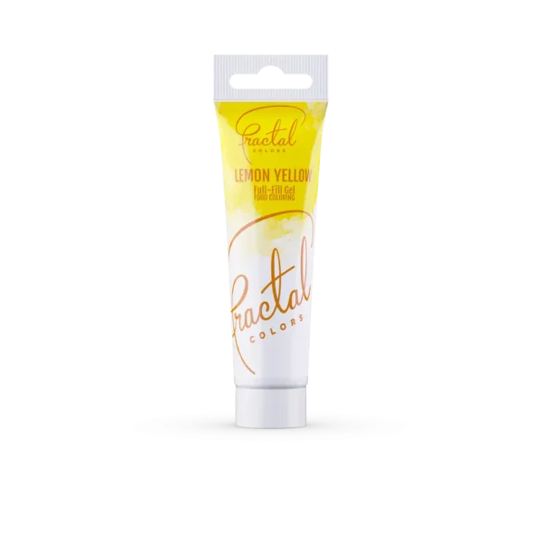 Fractal - Full - Fill Gél Állagú Ételszínezés - Citromsárga ( Lemon Yellow ) - 30g