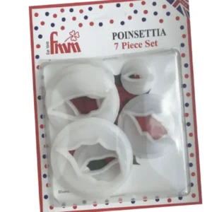 FMM Műanyag kiszúró szett - Mikulás virág 7db