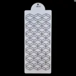 Torta sablon, stencil – Modern – Rombusz (HX-D)