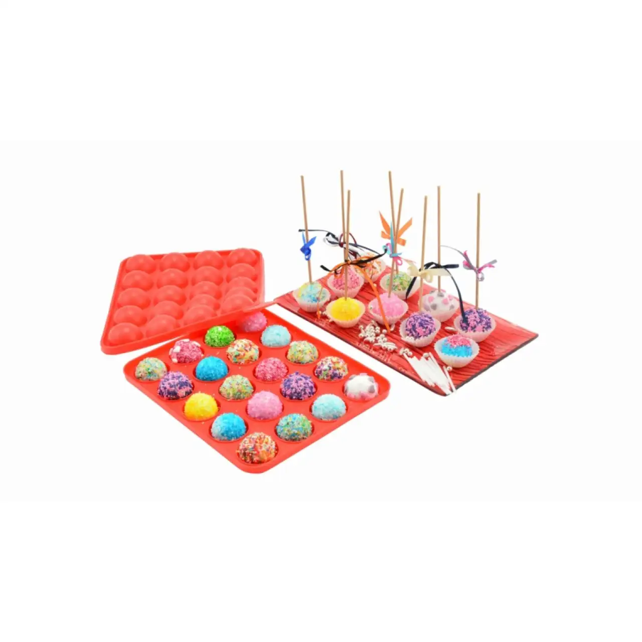 Perfect Home szilikon nyalóka forma, sütinyalóka készítő szett