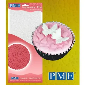 PME fondant mintázó, textúrázó lap – Mini szívecskék