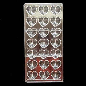Polikarbonát Bonbon Forma – Szív, Szívecske