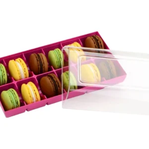 Silikomart Macaron tartó 12db-hoz - fukszia