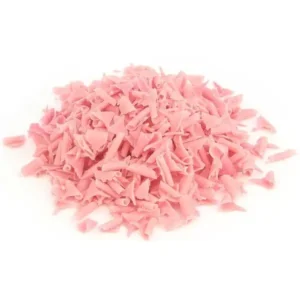 Smet csokiforgács 9mm - Rózsaszín eper színű 80g