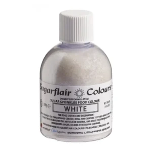 Sugarflair Ehető Cukorcsillám - Fehér 100g