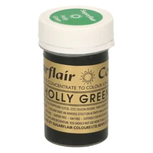 Sugarflair ételfesték paszta - Holly green - Sötétzöld 25g