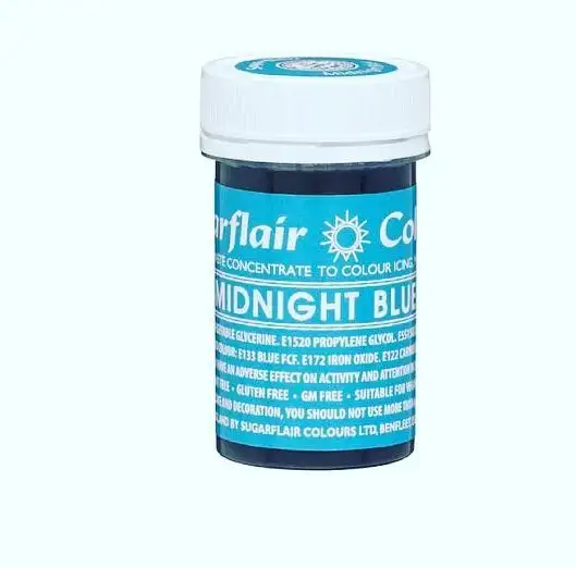 Sugarflair gélfesték - Éjfélkék