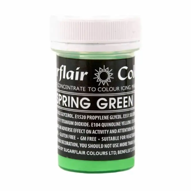 Sugarflair gélfesték - Tavaszi zöld pasztell