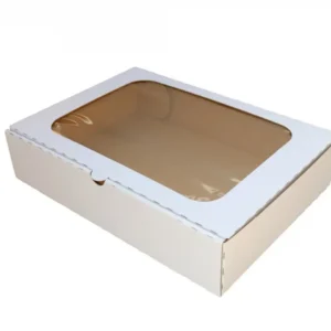 Süteményes kartondoboz ablakos 26x36x8cm