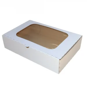 Süteményes kartondoboz ablakos, 22x34x8cm
