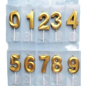 Számgyertya - Arany hullám