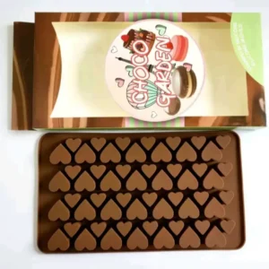 Szilikon bonbon forma- Csoki szivecskék