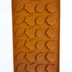 Szilikon csokiöntő forma - Levelek 4 féle