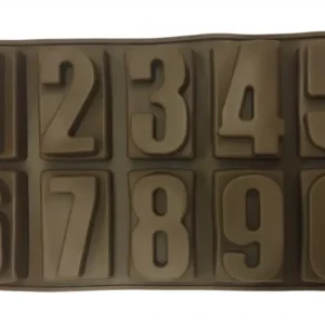 Szilikon Csokiöntő forma - Nagy Számok