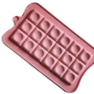 Szilikon Csokiöntő Forma - Táblás csoki -  Pöttyös