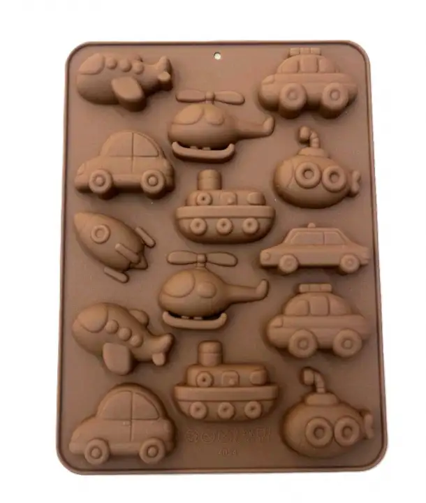 Szilikon csokoládé forma – Járművek
