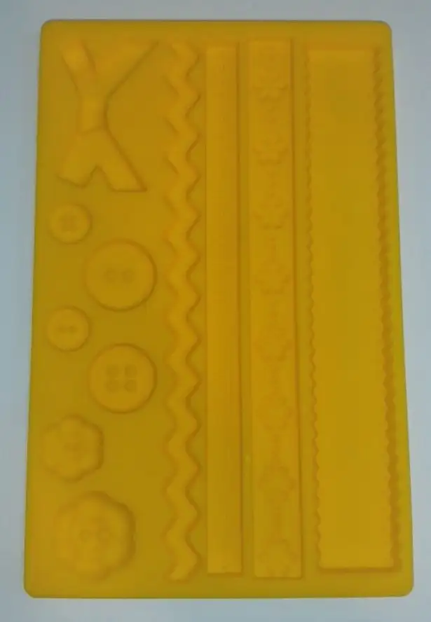 Szilikon forma - Babaruha motívumok