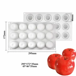 Szilikon mousse forma - 3D alma