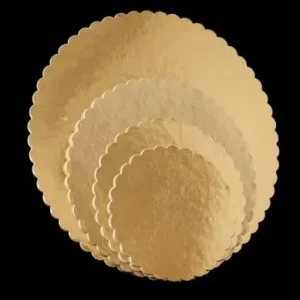 Tortaalátét Prémium kollekció – Vastag, kerek, hullámos szélű 26 cm