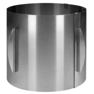 Cake-Masters Állítható Kerek Rozsdamentes Acél Tortagyűrű - Extra Magas 20cm