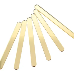 Cake-Masters Műanyag Jégkrém Pálca, Popsicle Pálcika - Arany 6db