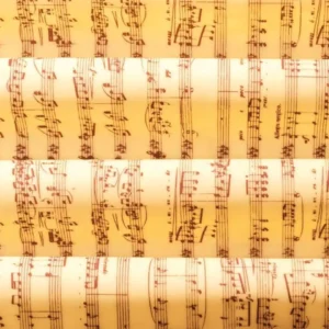 CM Csokoládé Transzferfólia -  Hangjegyek 40x25cm