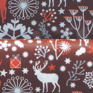 CM CsokoládéTranszferfólia - karácsonyi szarvasok 40x25cm