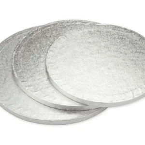 CM Kerek Tortadob - Ezüst  35cm