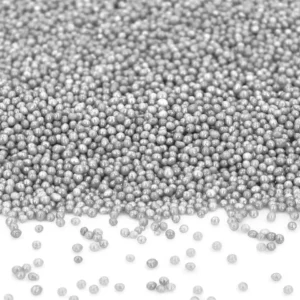 CM Mini gyöngy nonpareils - ezüst 90g