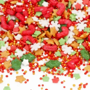 CM szórócukor keverék Under the mistletoe - Karácsonyi magyal levél és cukorbot 80g