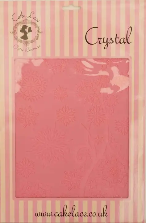 Cukorcsipke sablon - Kristály hópihe - Claire Bowman