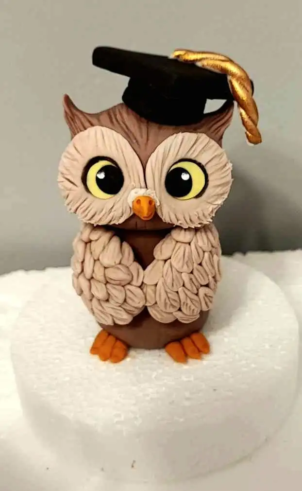 Cukorfigura - Bagoly ballagásra