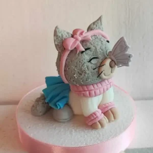 Cukorfigura - Cica szőrös