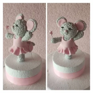 Cukorfigura - Egér szőrös