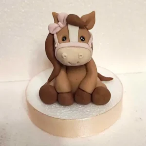 Cukorfigura - Farm állatok - Lovacska