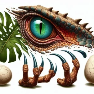 Dínó szem és karmok1 A4