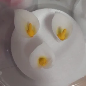 Cukorvirág -  Kála - Fehér  3db