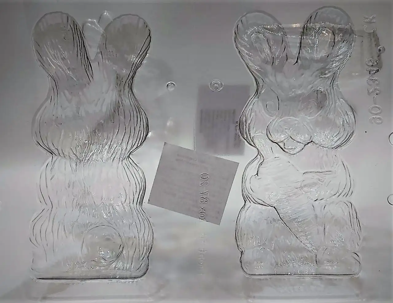 Csoki forma - 3D Nyúl répával 15cm