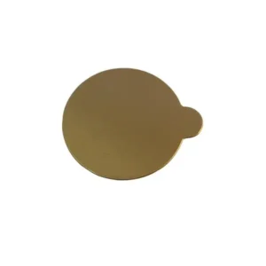 Desszertalátét - kerek arany 10cm