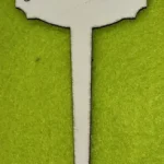 Díszítő beszúró - Nyomtatott fa nagy beszúrós tábla Boldog születésnapot! felirattal  14cm x 6,5cm