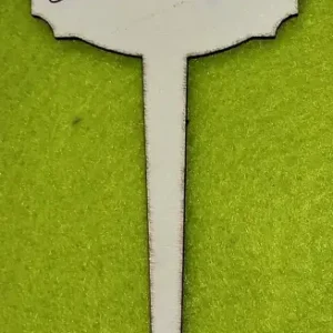 Díszítő beszúró - Nyomtatott fa nagy beszúrós tábla Boldog születésnapot! felirattal 14cm x 6,5cm