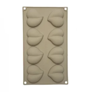 8 részes szilikon forma, mousse forma - Szív